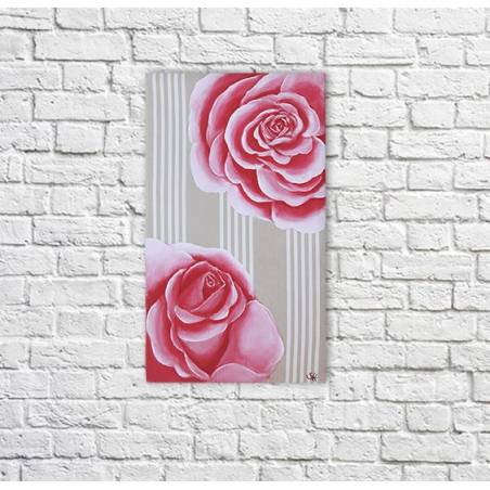 Tableau roses anciennes