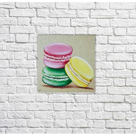 macaron fraise pistache citron