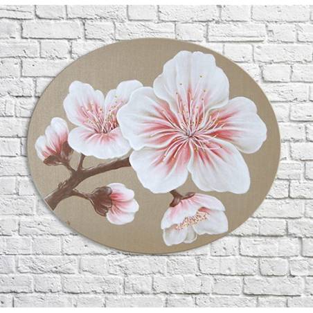 peinture fleurs de cerisier
