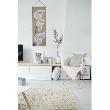 tableau fleurs d'arum