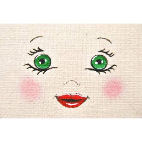 visage poupée chiffon