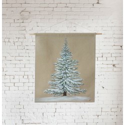 sapin accroche murale