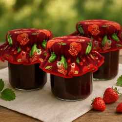 couvercle confiture décoratif