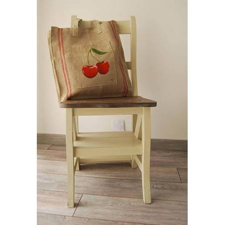 Sac à Dos Pliable - Pocket Bag - Pylones - Motif Cerises - Sac à Dos